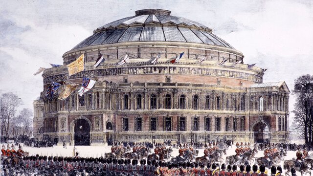 Image of the Official Opening of the Royal Albert Hall of Arts and Sciences.
