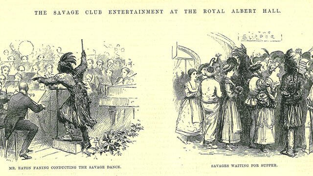 Costume ball held at the Royal Albert Hall by the Savage Club