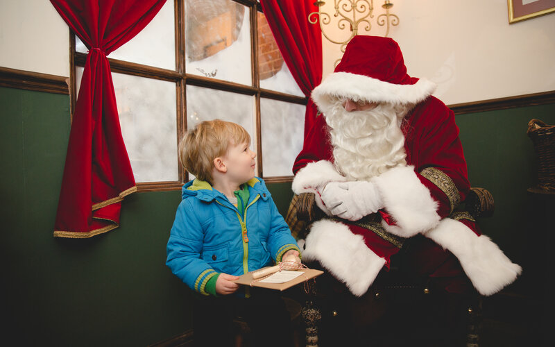 Santa Claus has come to town! Come and visit him at the Royal Albert