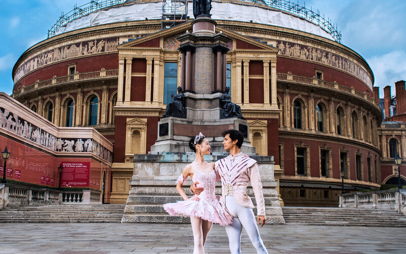 In photos follow the Nutcracker's Sugar Plum Fairy and the Prince